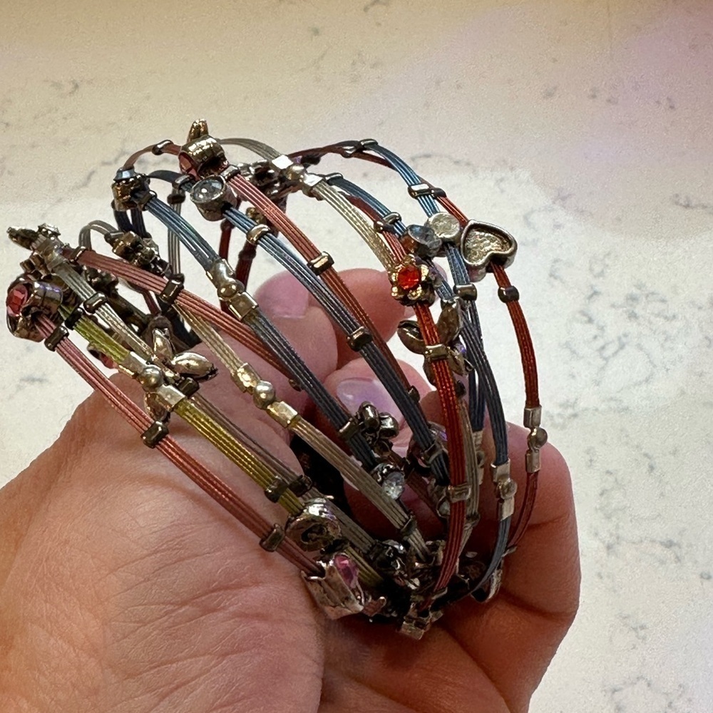 Elegant Multi-Color Beaded Bracelet Set - Picture 3 of 3